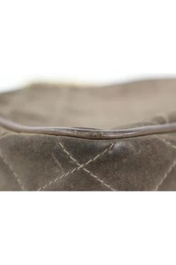 Chanel Vintage Vintage Tassen Pre-owned Suede Chanel-bags Brown