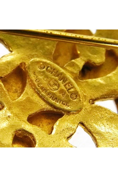 Chanel Vintage Vintage Sieraden Pre-owned Yellow Gold Chanel-jewelry Yellow 2 Chanel Vintage Vintage Sieraden Pre-owned Yellow Gold Chanel-jewelry Yellow - Afbeelding 2