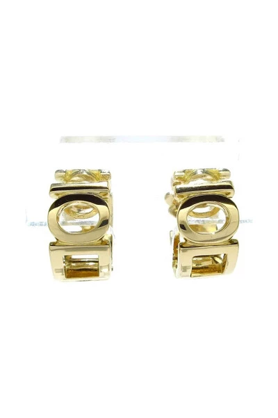 Chanel Vintage Vintage Sieraden Pre-owned Yellow Gold Earrings Yellow 2 Chanel Vintage Vintage Sieraden Pre-owned Yellow Gold Earrings Yellow - Afbeelding 2