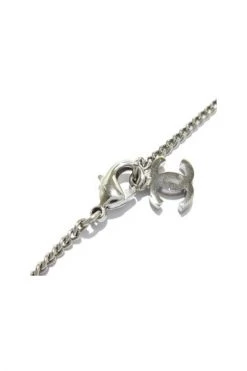 Chanel Vintage Vintage Sieraden Pre-owned Metal Necklaces Gray