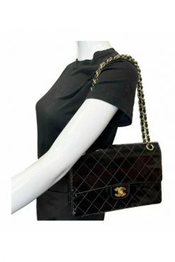 Chanel Vintage Vintage Tassen Handbags Black -Goedkope Chanel Vintage winkel 4cccd9af3940b6369bdf0fb3f62bffe8