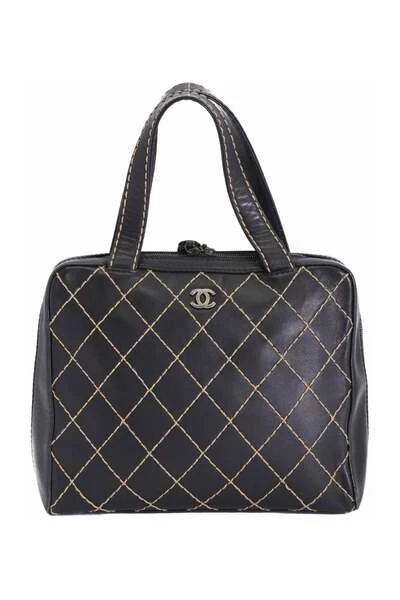 Chanel Vintage Vintage Tassen Pre-owned Handbags Black 5 Chanel Vintage Vintage Tassen Pre-owned Handbags Black - Afbeelding 5