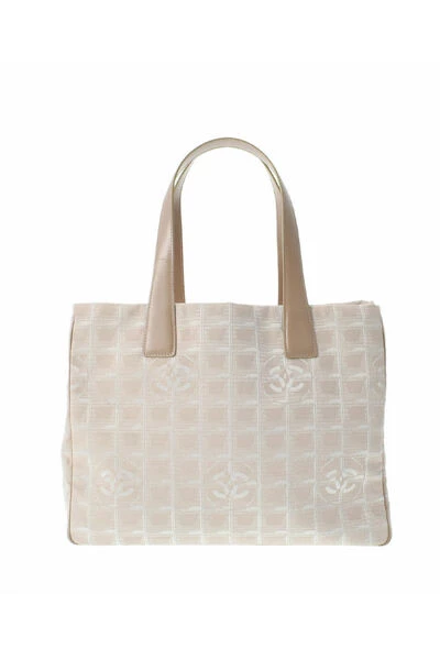 Chanel Vintage Vintage Tassen Tote Bags Beige 4 Chanel Vintage Vintage Tassen Tote Bags Beige - Afbeelding 4