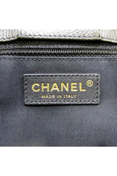 Chanel Vintage Vintage Tassen Pre-owned Leather Totes Black 5 Chanel Vintage Vintage Tassen Pre-owned Leather Totes Black - Afbeelding 5