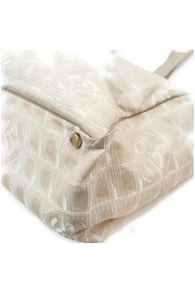 Chanel Vintage Vintage Tassen Pre-owned Bag Beige 2 Chanel Vintage Vintage Tassen Pre-owned Bag Beige - Afbeelding 2