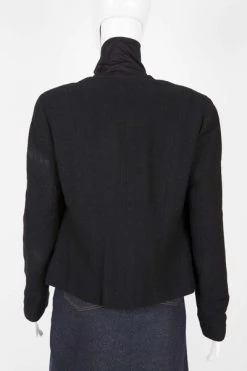 Chanel Vintage Vintage Jassen Pre-Owned Boucle Tweed Jacket Black -Goedkope Chanel Vintage winkel 4f706e3e4c516ea2dcf4d1ca6092216e