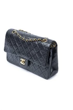 Chanel Vintage Vintage Tassen Pre-owned Medium Double Flap Bag Black -Goedkope Chanel Vintage winkel 5008bb31a860be720305f96e7d8a64b5