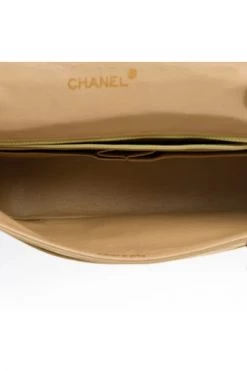 Chanel Vintage Vintage Tassen Pre-owned Leather Chanel-bags Beige -Goedkope Chanel Vintage winkel 505d219b81e87739d429622d75711d4d