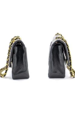 Chanel Vintage Vintage Tassen Pre-owned Medium Double Flap Bag Black -Goedkope Chanel Vintage winkel 50c52a986fb2b51f62e80655956c13e0