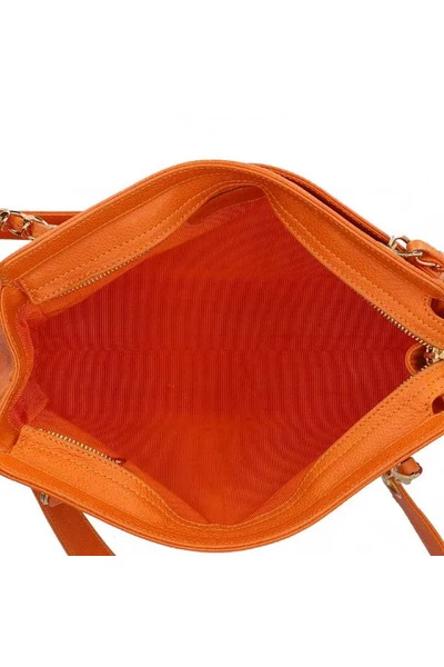 Chanel Vintage Vintage Tassen Pre-owned Leather Chanel-bags Orange 6 Chanel Vintage Vintage Tassen Pre-owned Leather Chanel-bags Orange - Afbeelding 6