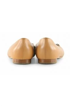 Chanel Vintage Vintage Schoenen Flats Beige