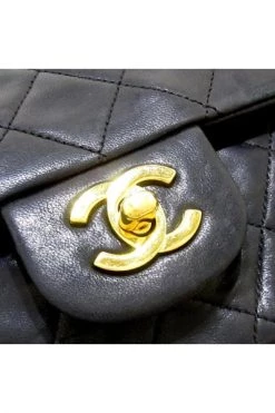 Chanel Vintage Vintage Tassen Pre-owned Medium Double Flap Bag Black -Goedkope Chanel Vintage winkel 5298a79ca0106c7763a4fc8afd53d185