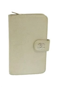 Chanel Vintage Vintage Accessoires Pre-owned Leather Wallet White -Goedkope Chanel Vintage winkel 52c161d938a074ba2a788be7c562eef7