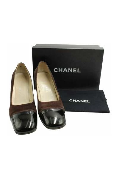 Chanel Vintage Vintage Schoenen Pre-owned Pumps Brown 2 Chanel Vintage Vintage Schoenen Pre-owned Pumps Brown - Afbeelding 2