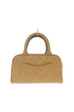 Chanel Vintage Vintage Tassen Pre-owned Leather Handbags Beige