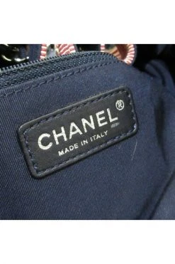 Chanel Vintage Vintage Tassen Pre-owned Shoulder Bag Blue -Goedkope Chanel Vintage winkel 552c09fab60bc41d15ba2b5952527de1