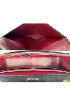 Chanel Vintage Vintage Tassen Pre-owned Leather Chanel-bags Black