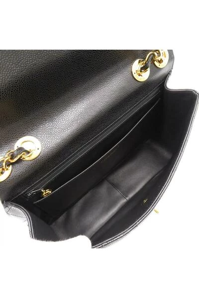 Chanel Vintage Vintage Tassen Pre -owned Classic Caviar Single Flap Bag Black 1 Chanel Vintage Vintage Tassen Pre -owned Classic Caviar Single Flap Bag Black
