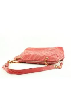 Chanel Vintage Vintage Tassen Pre-owned Leather Chanel-bags Red -Goedkope Chanel Vintage winkel 55b9a9c95be9c28ec68941839385c4f6