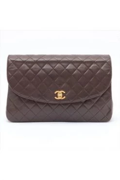 Chanel Vintage Vintage Tassen Pre-owned Shoulder Bag Brown -Goedkope Chanel Vintage winkel 55dd9d6424ff6775ee1c255c16653943