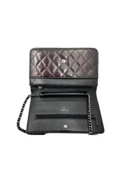 Chanel Vintage Vintage Tassen Pre-owned Leather Chanel-bags Purple -Goedkope Chanel Vintage winkel 55f733e13c075775403a53e48a3b9782