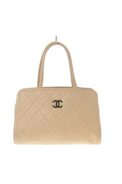 Chanel Vintage Vintage Tassen Pre-owned Handbags Beige -Goedkope Chanel Vintage winkel 569991bfe8d33c3d399bad799f8971b7