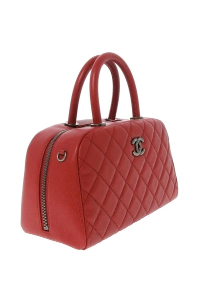 Chanel Vintage Vintage Tassen Pre-owned Handbag Red 5 Chanel Vintage Vintage Tassen Pre-owned Handbag Red - Afbeelding 5