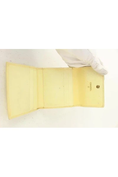 Chanel Vintage Vintage Accessoires Pre-owned Wallets Beige 4 Chanel Vintage Vintage Accessoires Pre-owned Wallets Beige - Afbeelding 4