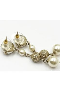 Chanel Vintage Vintage Sieraden Pre-owned Metal Chanel-jewelry Yellow -Goedkope Chanel Vintage winkel 589f5f662c699e4cae8b252a674c63a4