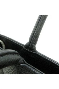 Chanel Vintage Vintage Tassen Pre-owned Leather Totes Black