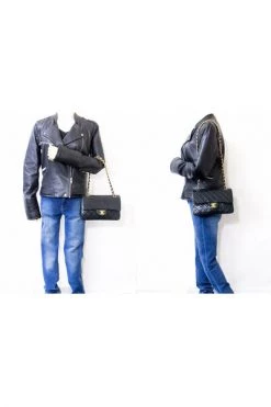 Chanel Vintage Vintage Tassen Chain Shoulder Bag Black