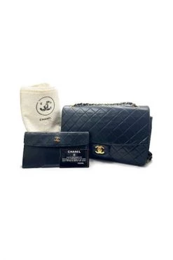 Chanel Vintage Vintage Tassen Pre-owned Leather Chanel-bags Black -Goedkope Chanel Vintage winkel 59a279204291d33efc1b8253ed4bb28b