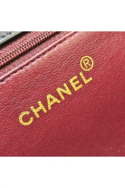 Chanel Vintage Vintage Tassen Pre-owned Leather Chanel-bags Black