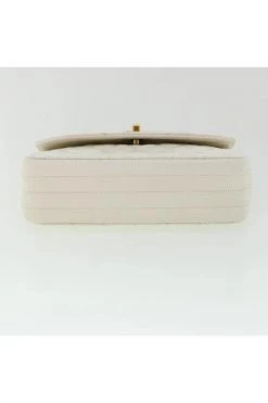 Chanel Vintage Vintage Tassen Pre-owned Leather Chanel-bags White -Goedkope Chanel Vintage winkel 5a4d562dc1046d0fcfc1b342f1a60241