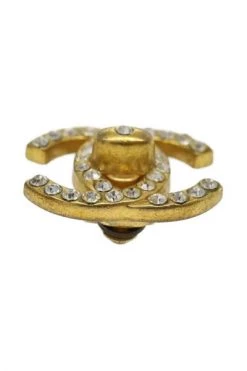 Chanel Vintage Vintage Sieraden Pre-owned Earrings Yellow