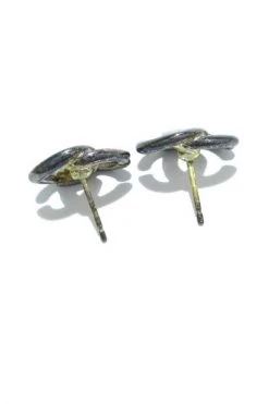 Chanel Vintage Vintage Sieraden Pre-owned Metal Earrings Gray -Goedkope Chanel Vintage winkel 5ae9d0e30b9906db6549f37b6f96155c