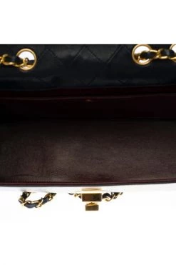 Chanel Vintage Vintage Tassen Pre-owned Leather Chanel-bags Blue -Goedkope Chanel Vintage winkel 5b1532454b7caac50e54ac9c9f9469a9