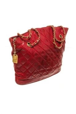 Chanel Vintage Vintage Tassen Pre-owned Shoulder Bags Red -Goedkope Chanel Vintage winkel 5b18f6136e05abd12c2b89b68307dbd4