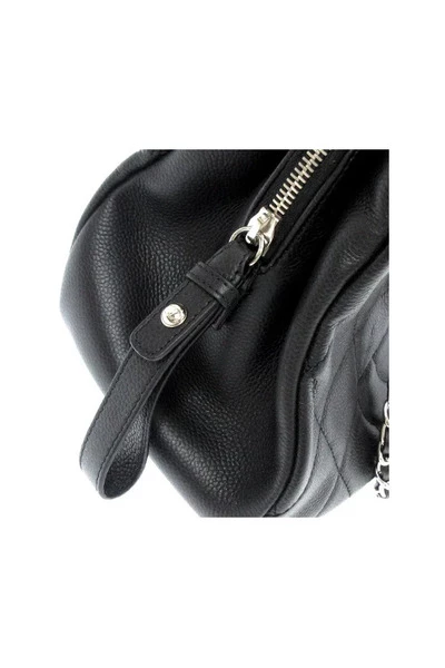 Chanel Vintage Vintage Tassen Pre-owned Leather Totes Black 4 Chanel Vintage Vintage Tassen Pre-owned Leather Totes Black - Afbeelding 4