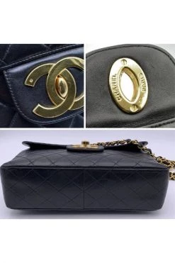 Chanel Vintage Vintage Tassen Pre-owned Bag Black -Goedkope Chanel Vintage winkel 5d0458e2f8f93a8674db208e97714c6a
