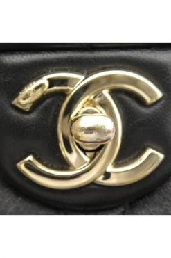 Chanel Vintage Vintage Tassen Pre-owned Leather Chanel-bags Black -Goedkope Chanel Vintage winkel 5dadd145b33e9eff2e94340e26f71de3