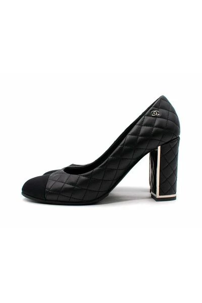 Chanel Vintage Vintage Schoenen Pre-owned Pumps Black 5 Chanel Vintage Vintage Schoenen Pre-owned Pumps Black - Afbeelding 5