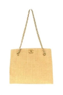 Chanel Vintage Vintage Tassen Pre-owned Fabric Totes Beige