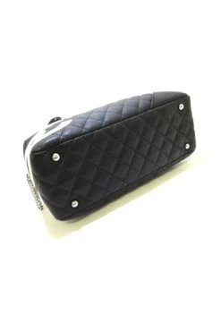 Chanel Vintage Vintage Tassen Pre-owned Bag Bowling Black -Goedkope Chanel Vintage winkel 5e00147384118ef0d7e6891057dfb52c