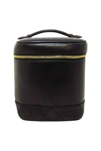 Chanel Vintage Vintage Tassen Pre-owned Leather Chanel-bags Black 2 Chanel Vintage Vintage Tassen Pre-owned Leather Chanel-bags Black - Afbeelding 2