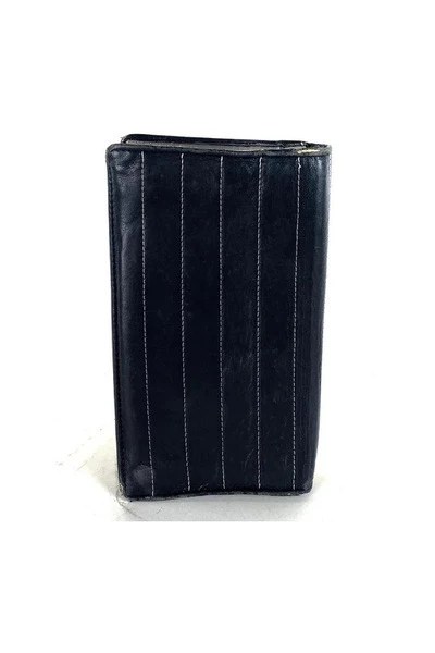 Chanel Vintage Vintage Accessoires Pre-owned Leather Wallets Black 1 Chanel Vintage Vintage Accessoires Pre-owned Leather Wallets Black