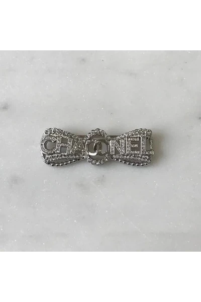 Chanel Vintage Vintage Sieraden Pre-owned Metal Brooches Gray 5 Chanel Vintage Vintage Sieraden Pre-owned Metal Brooches Gray - Afbeelding 5