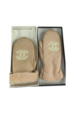 Chanel Vintage Vintage Accessoires Pre-owned Leather Gloves Beige -Goedkope Chanel Vintage winkel 5f18e54f29136016e6a202bd3b98acbd