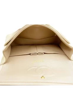 Chanel Vintage Vintage Tassen Pre-owned Leather Chanel-bags Beige -Goedkope Chanel Vintage winkel 5fb8de2361d8439ba010505da25736c3