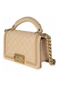 Chanel Vintage Vintage Tassen Pre-owned Shoulder Bags Beige -Goedkope Chanel Vintage winkel 5fc0c92539e860c316d7c46134023ff3